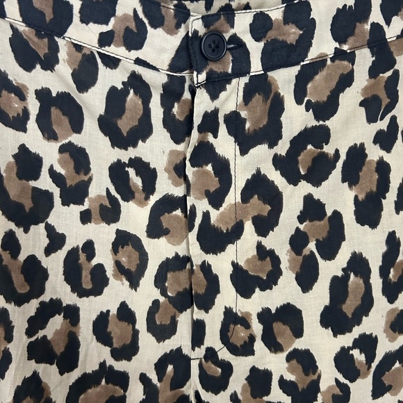 Zara NWT Leopard Print Women's Wide Leg Pants - Picture 3 of 4